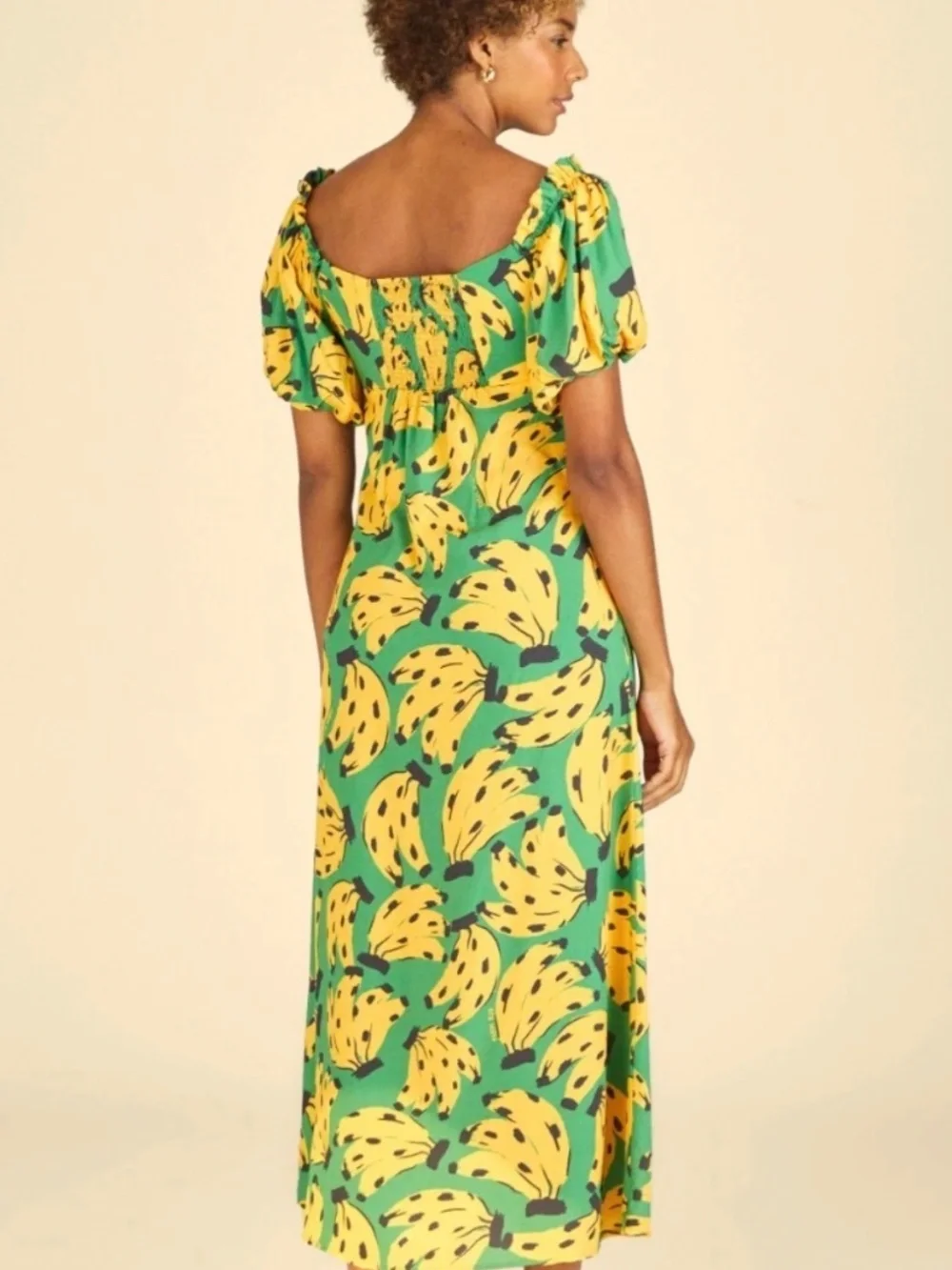 NWT FARM RIO BANANA MADURA DRESS SIZE SMALL  PK4321 DI65